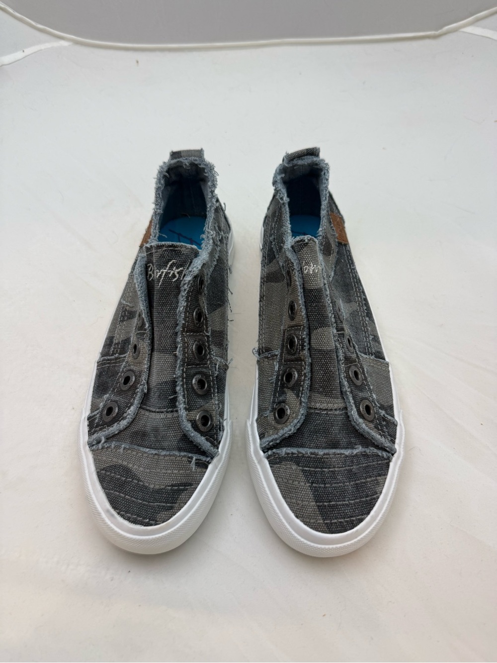 Blowfish Gray Slip-On Sneakers with White Sole